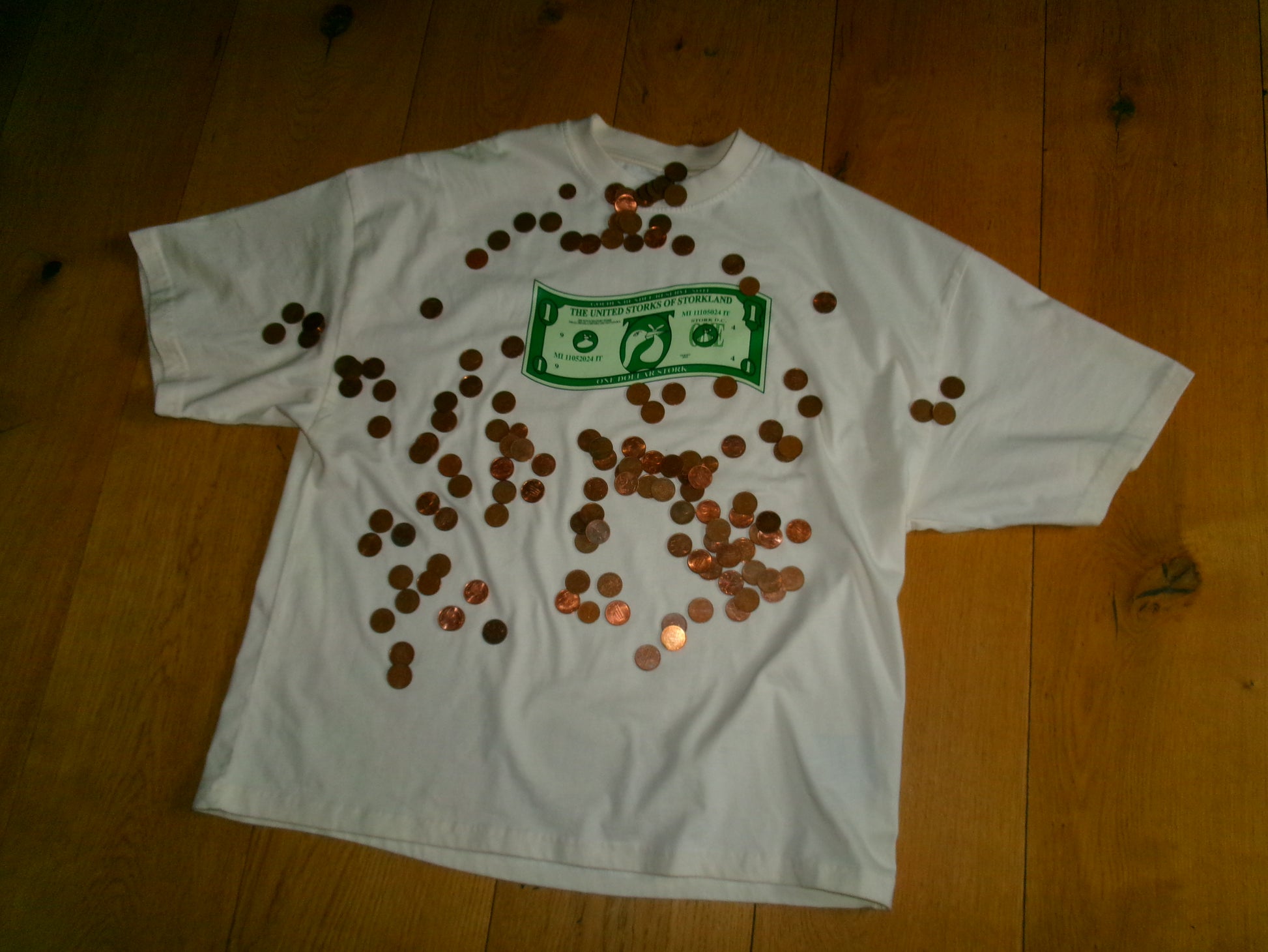 06. "94-$TORK" - Loose-Fit Tee Off-White
