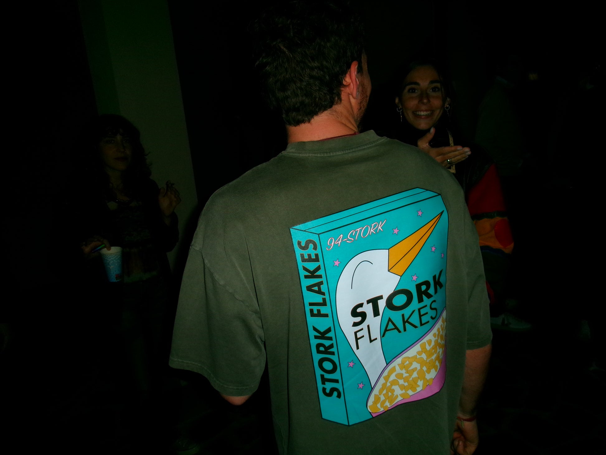 02. "FLAKES" - Loose-Fit Tee Military Green