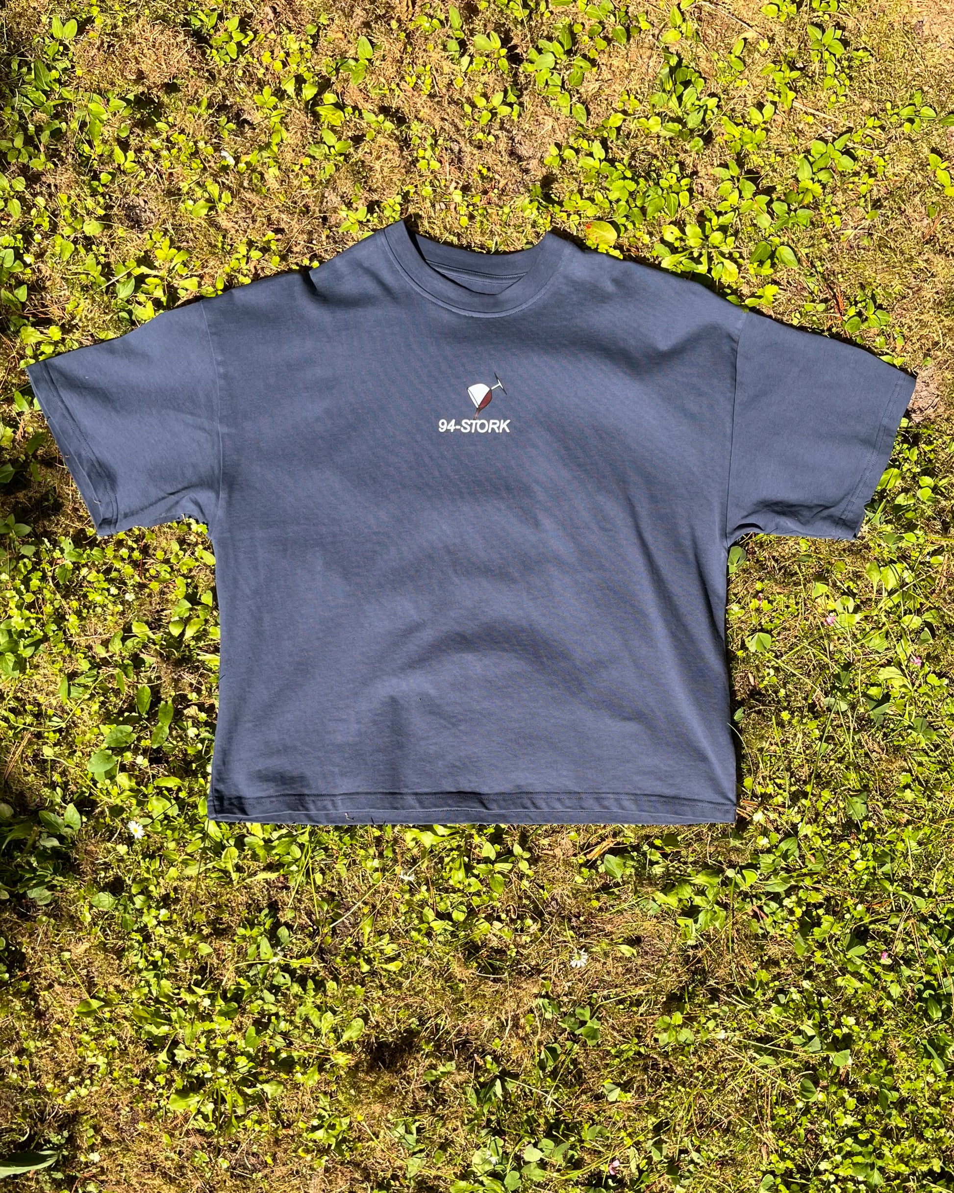 05. "WINE" - Loose-Fit Tee Navy