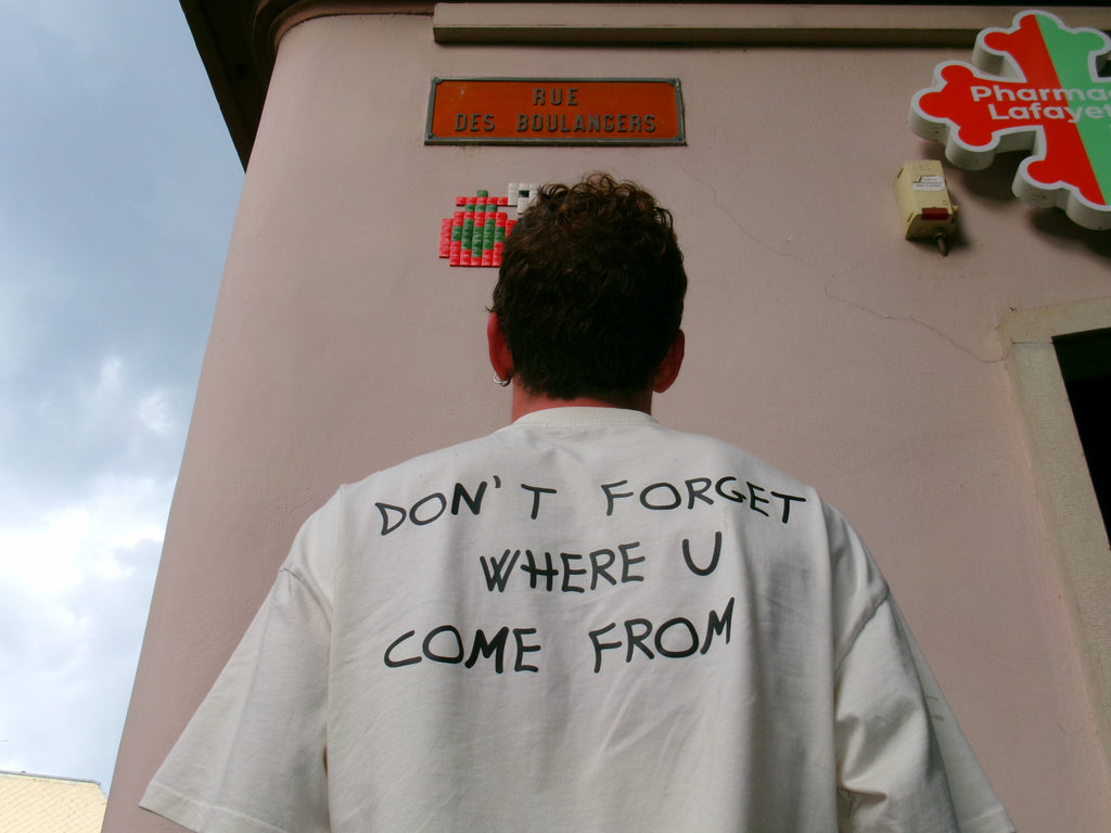 01. "DFWYCF" - Loose-Fit Tee Off-White