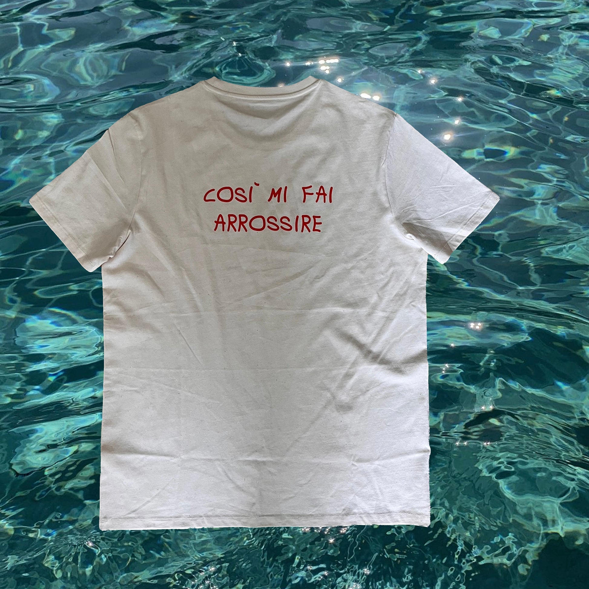 03. "SUNSCREEN" - Regular-Fit Tee Marshmallow