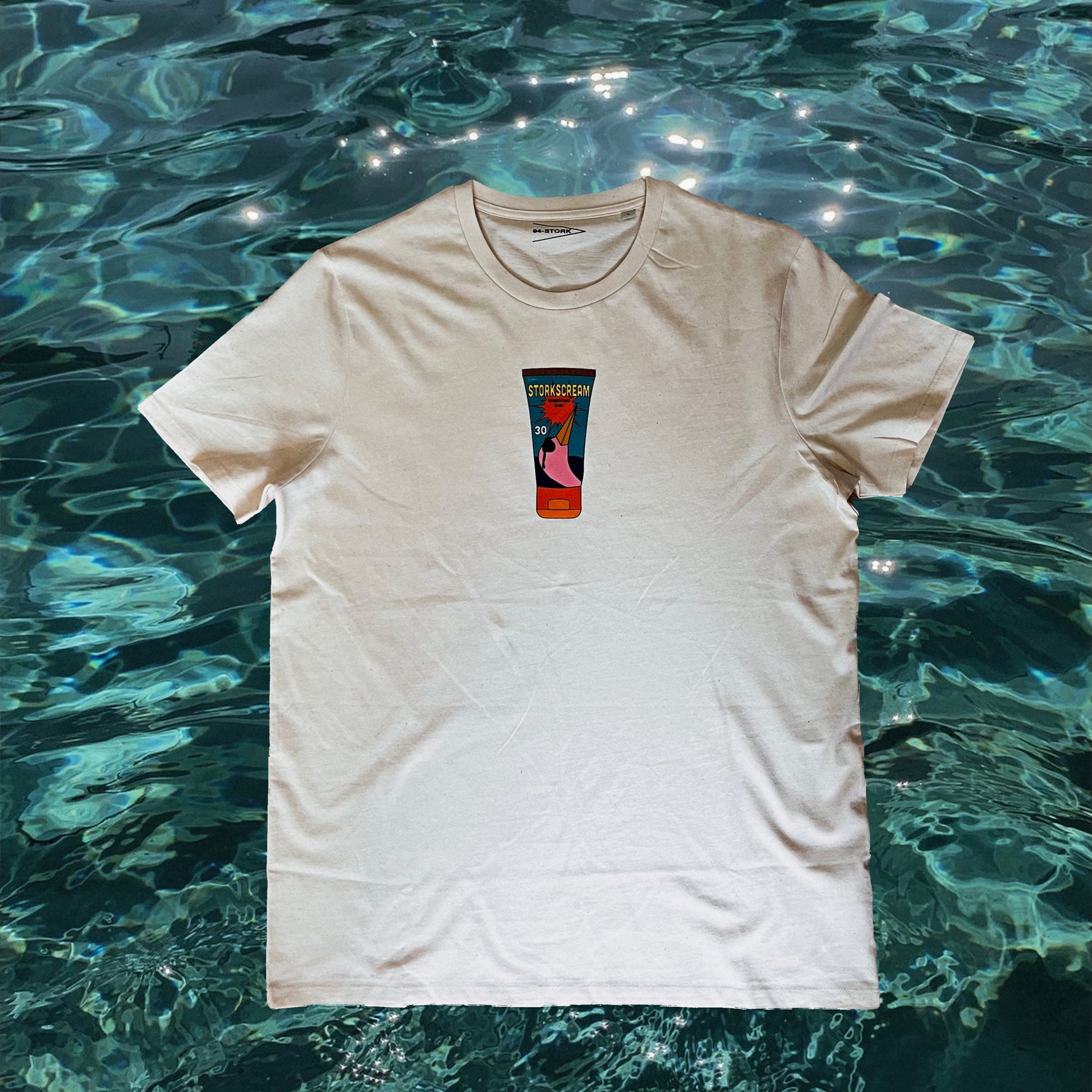03. "SUNSCREEN" - Regular-Fit Tee Marshmallow