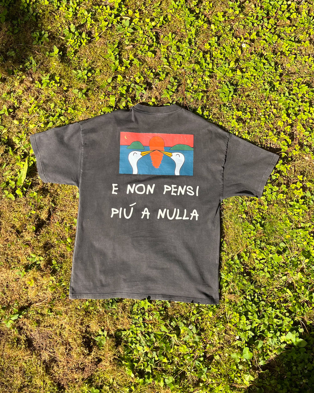 04. "SUNSET" - Loose-Fit Tee Worn Black
