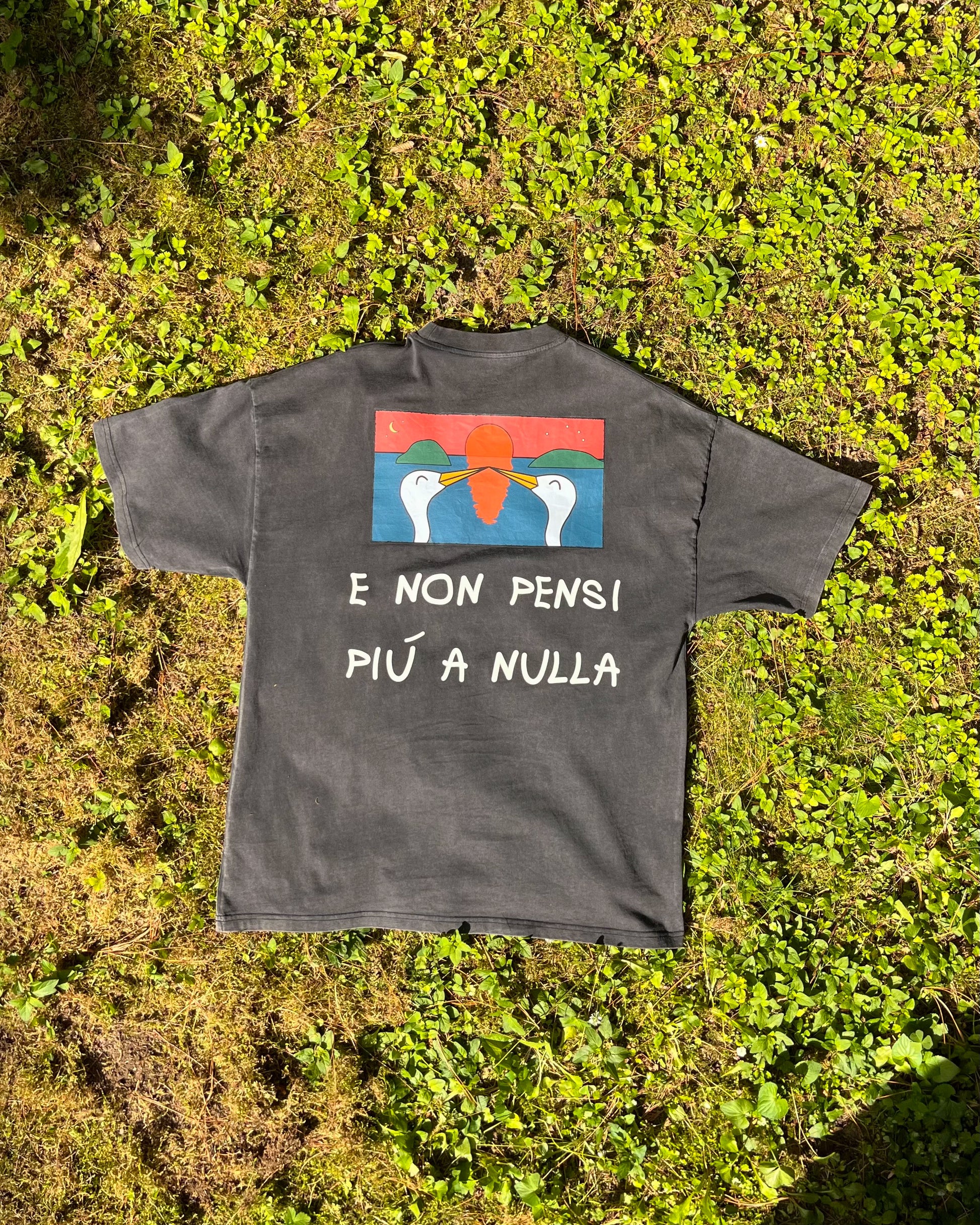 04. "SUNSET" - Loose-Fit Tee Worn Black