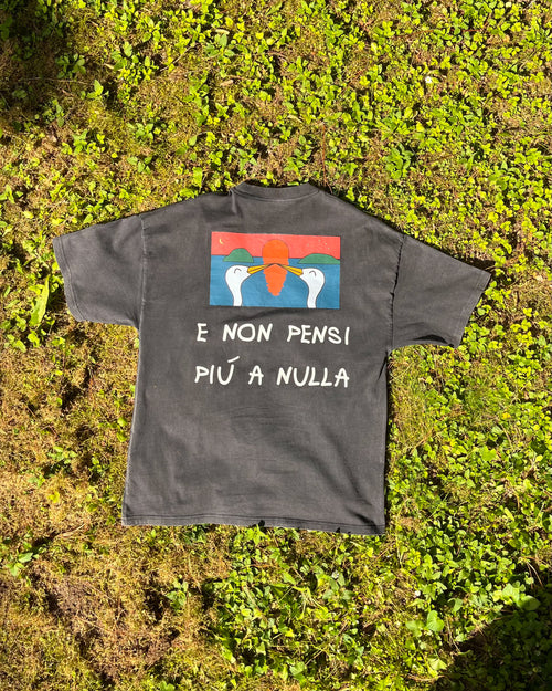 04. "SUNSET" - Loose-Fit Tee Worn Black